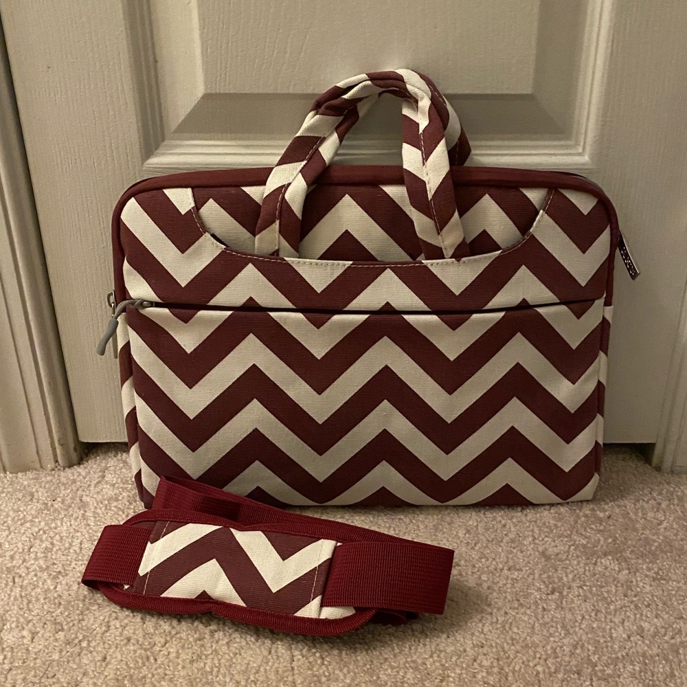 White & Berry Canvas Carrier-Shoulder Strap